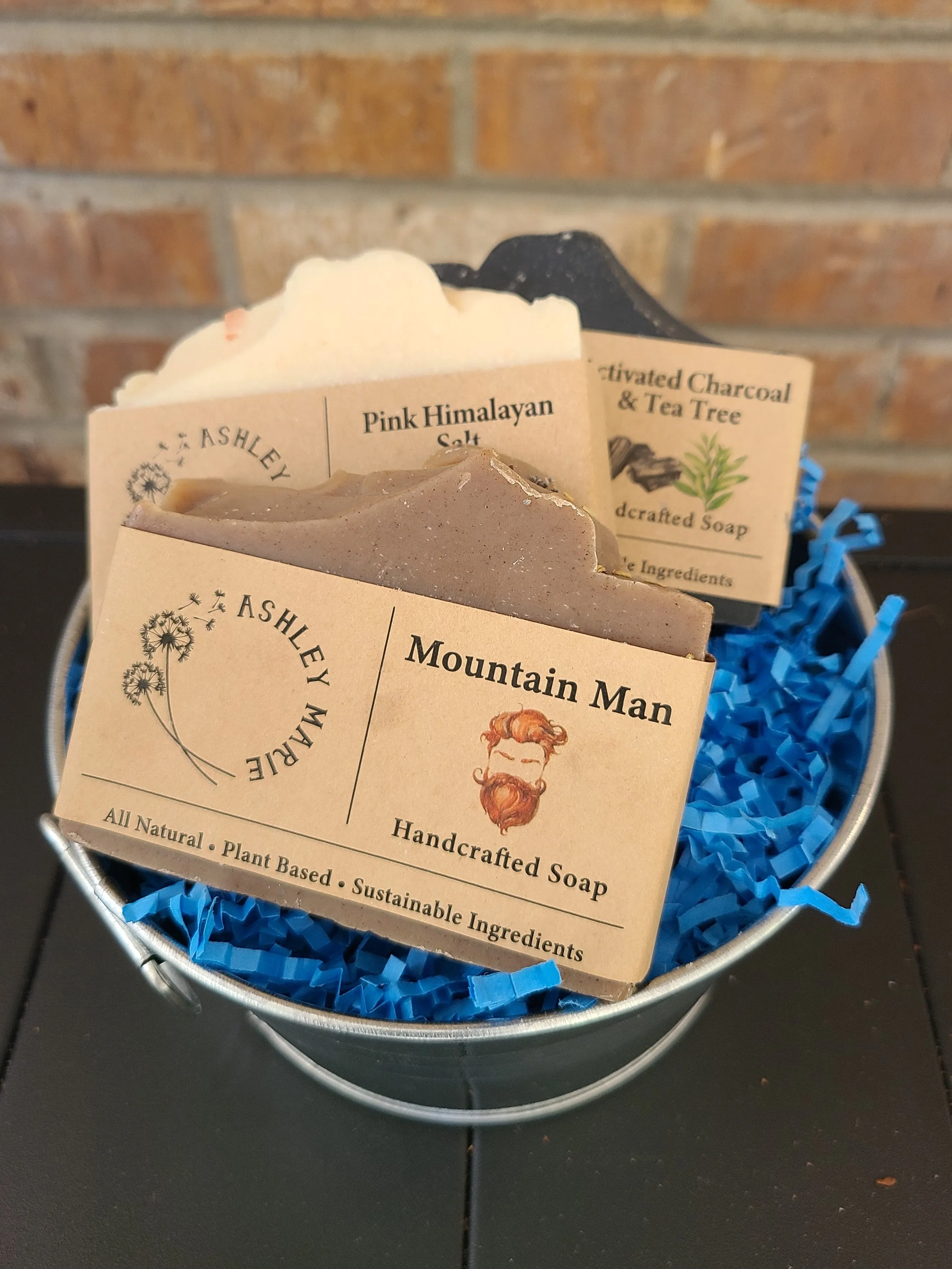 Natural Vegan soap bucket Gift Set