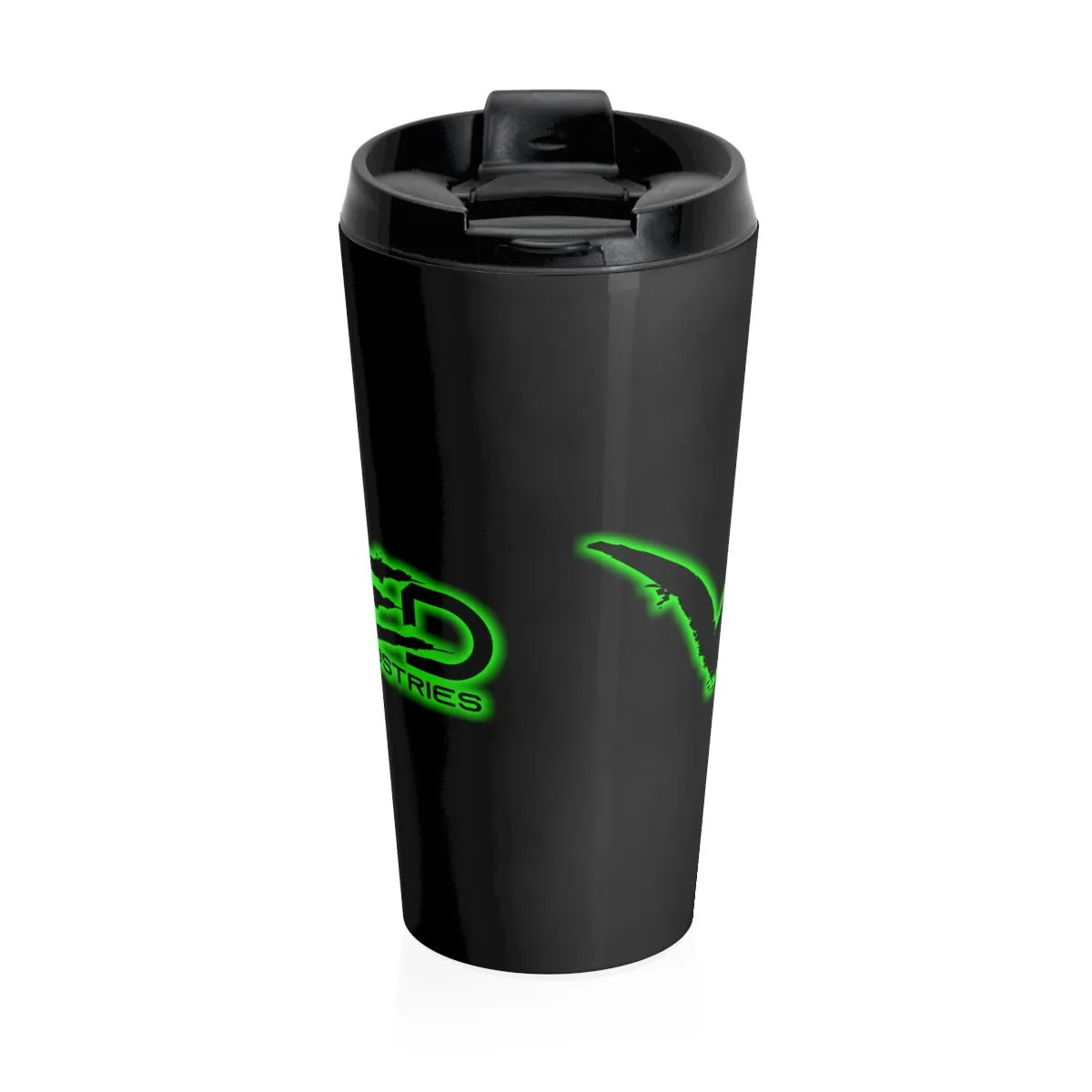 Neon Green/ Stainless Steel Travel Mug