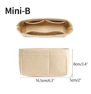 NEW Bag Organizer for Longchamp Small Handbag Inner Finishing Storage Purse Liner Insert Organizer Mini Size