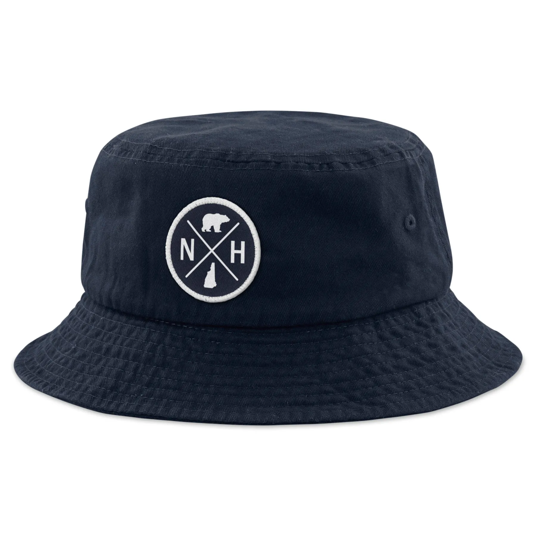 New Hampshire Circle Emblem Bucket Hat