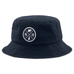 New Hampshire Circle Emblem Bucket Hat