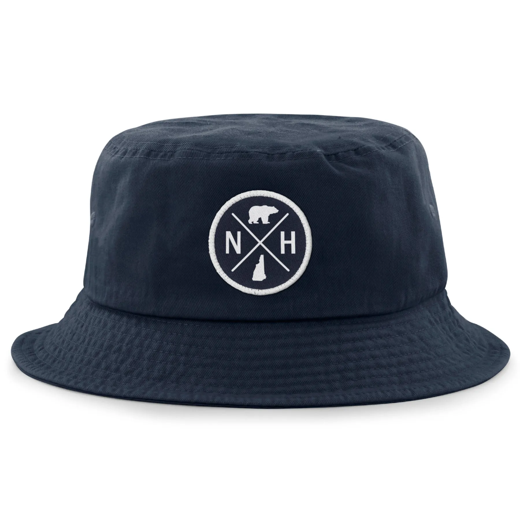 New Hampshire Circle Emblem Bucket Hat