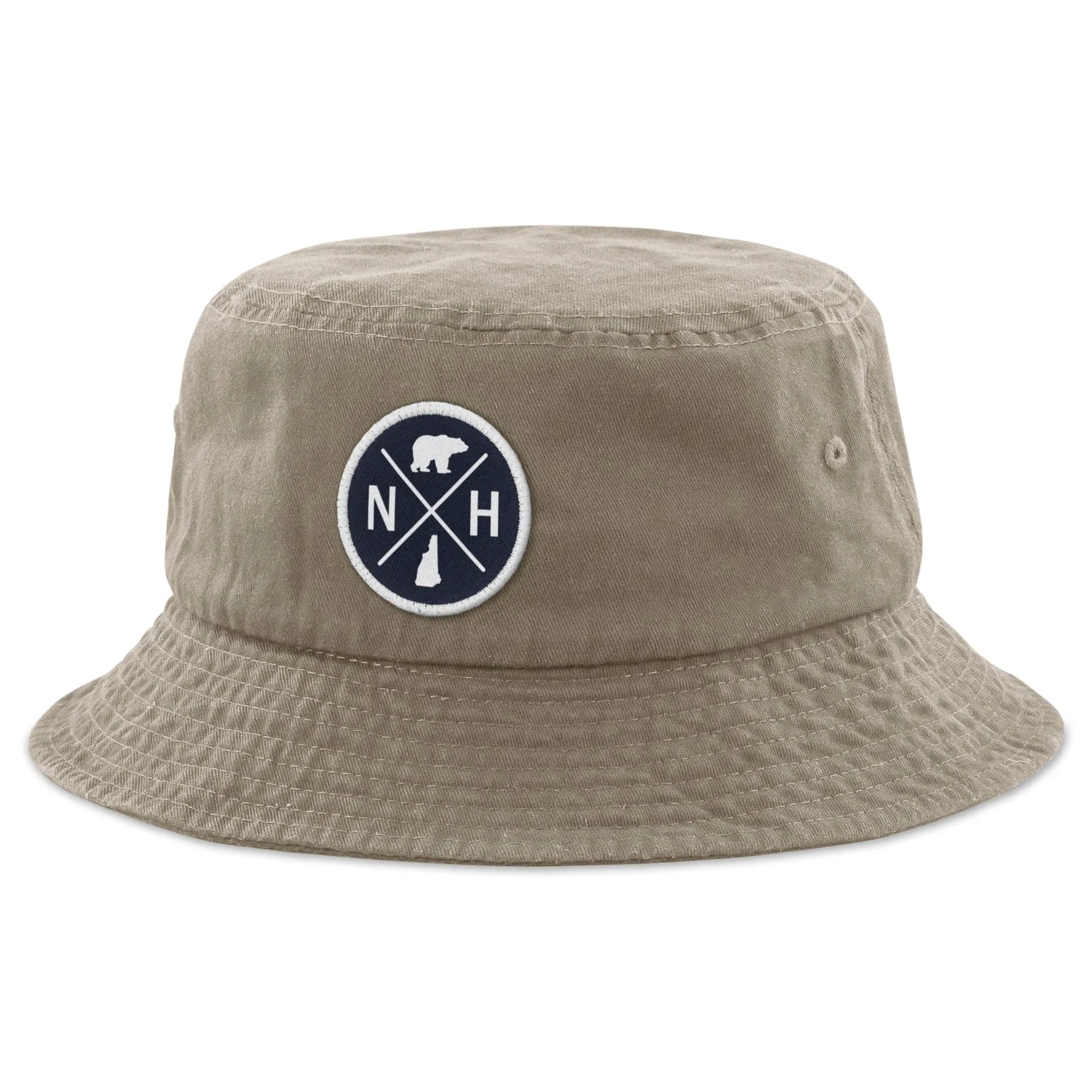 New Hampshire Circle Emblem Bucket Hat
