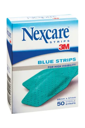 Nexcare Active Blue Strips 50s