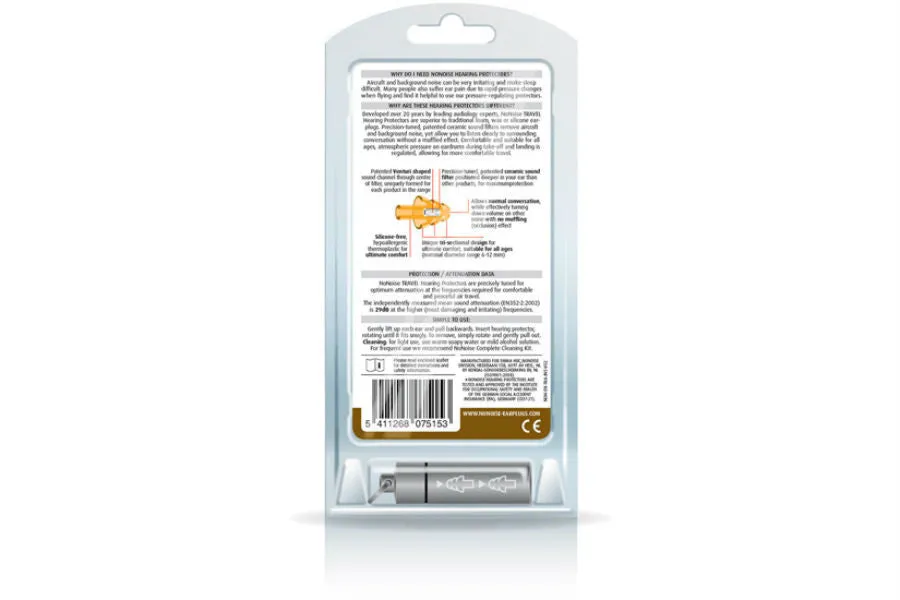 NoNoise Travel Hearing Protectors