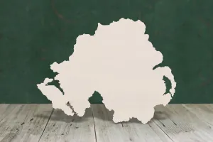 Northern Ireland wooden craft blank - plywood