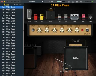NUX MG-300 GUITAR PROCESSOR MULTIEFEKTI-ÄÄNIKORTTI