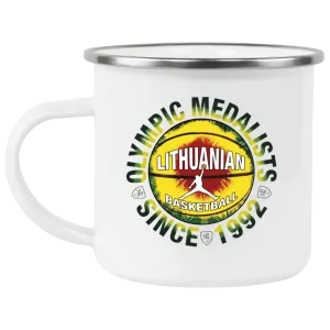 Olympic Medalists - 12 oz. Enamel Camping Mug