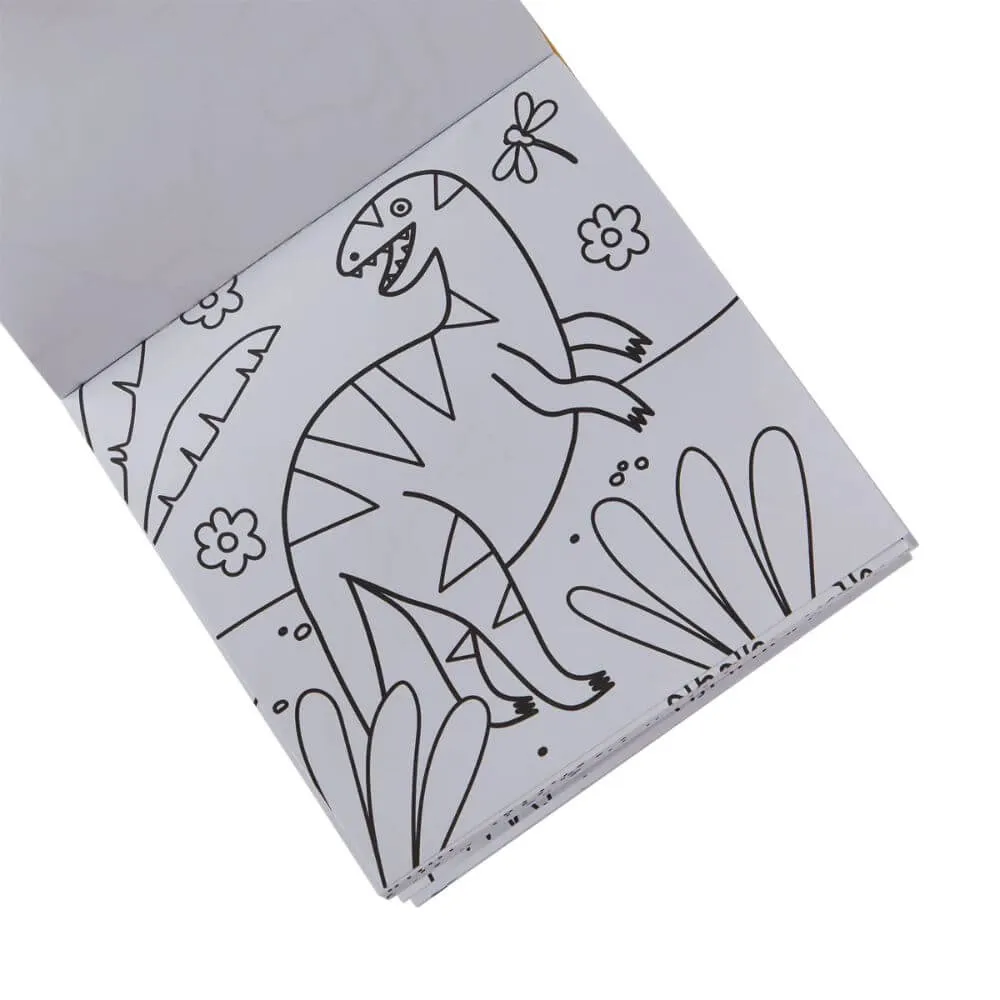 Ooly Dinoland Carry Along Colouring Book Set