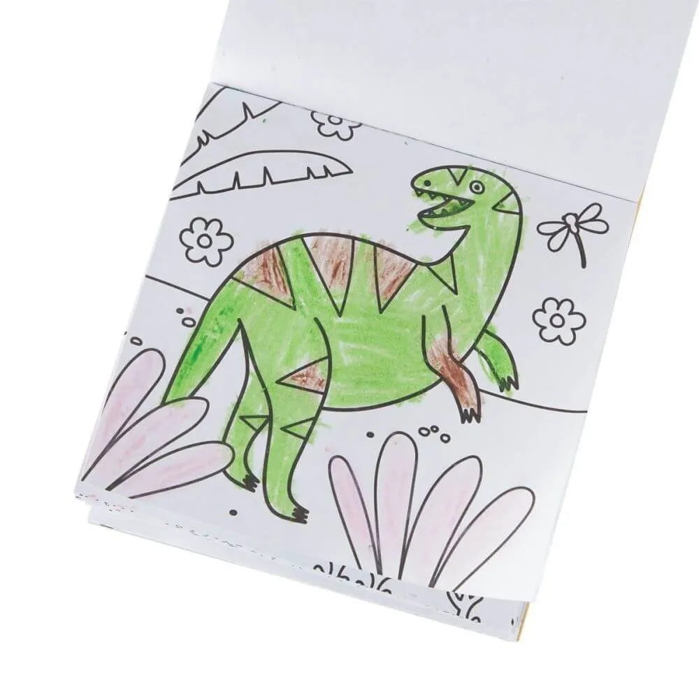 Ooly Dinoland Carry Along Colouring Book Set