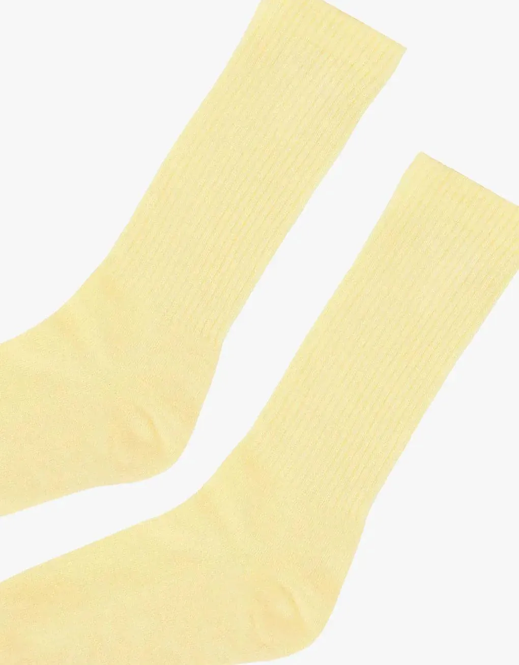 Organic Colorful Standard Active Sock Soft Yellow