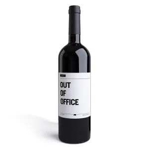 Out Of Office Bottle Label
