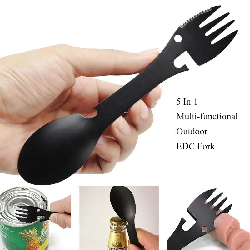 Outdoor Survival Tools 5 in 1 Camping Multi-functional Kit