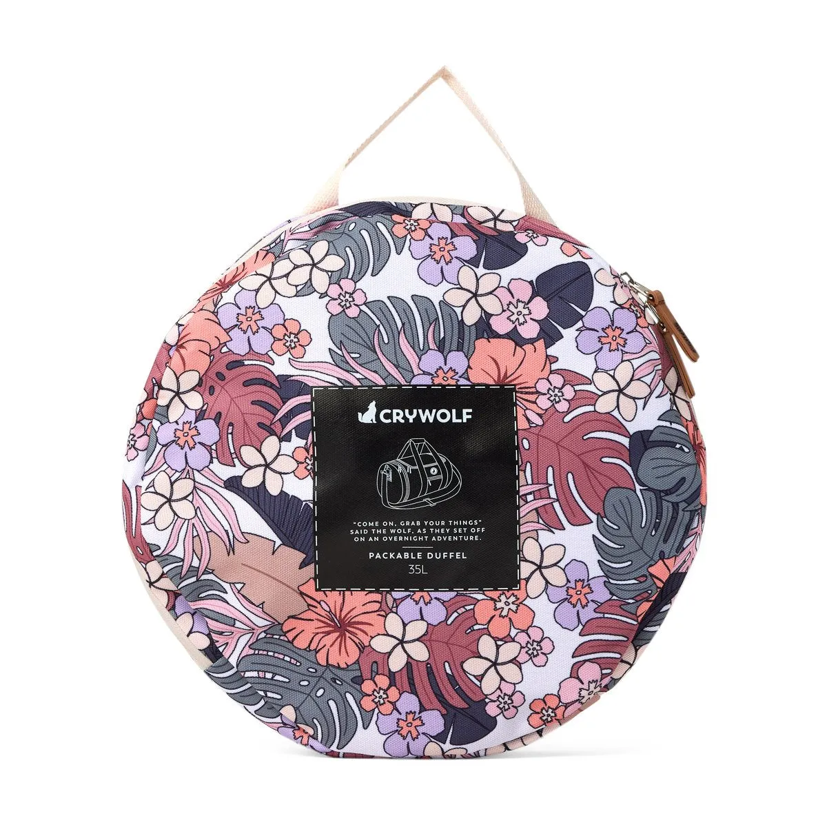 Packable Duffel Tropical Floral