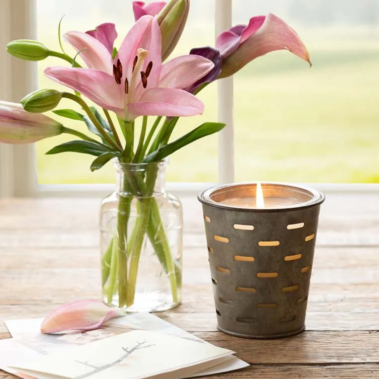 Park Hill Soiree Olive Bucket Candle