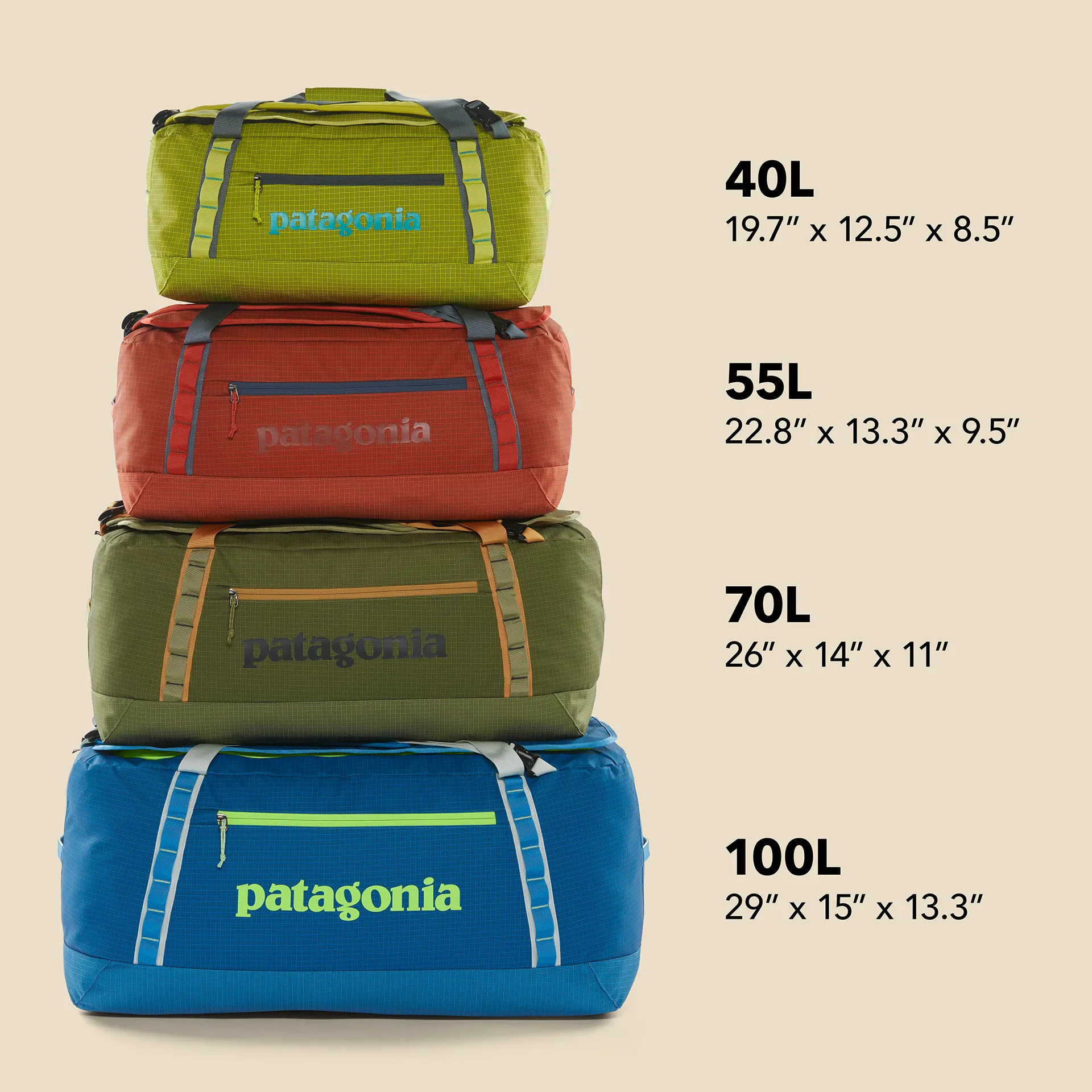 PATAGONIA BLACK HOLE DUFFEL 40L BLACK