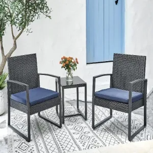 Patio 3 Piece Set Charcoal MLM-210988