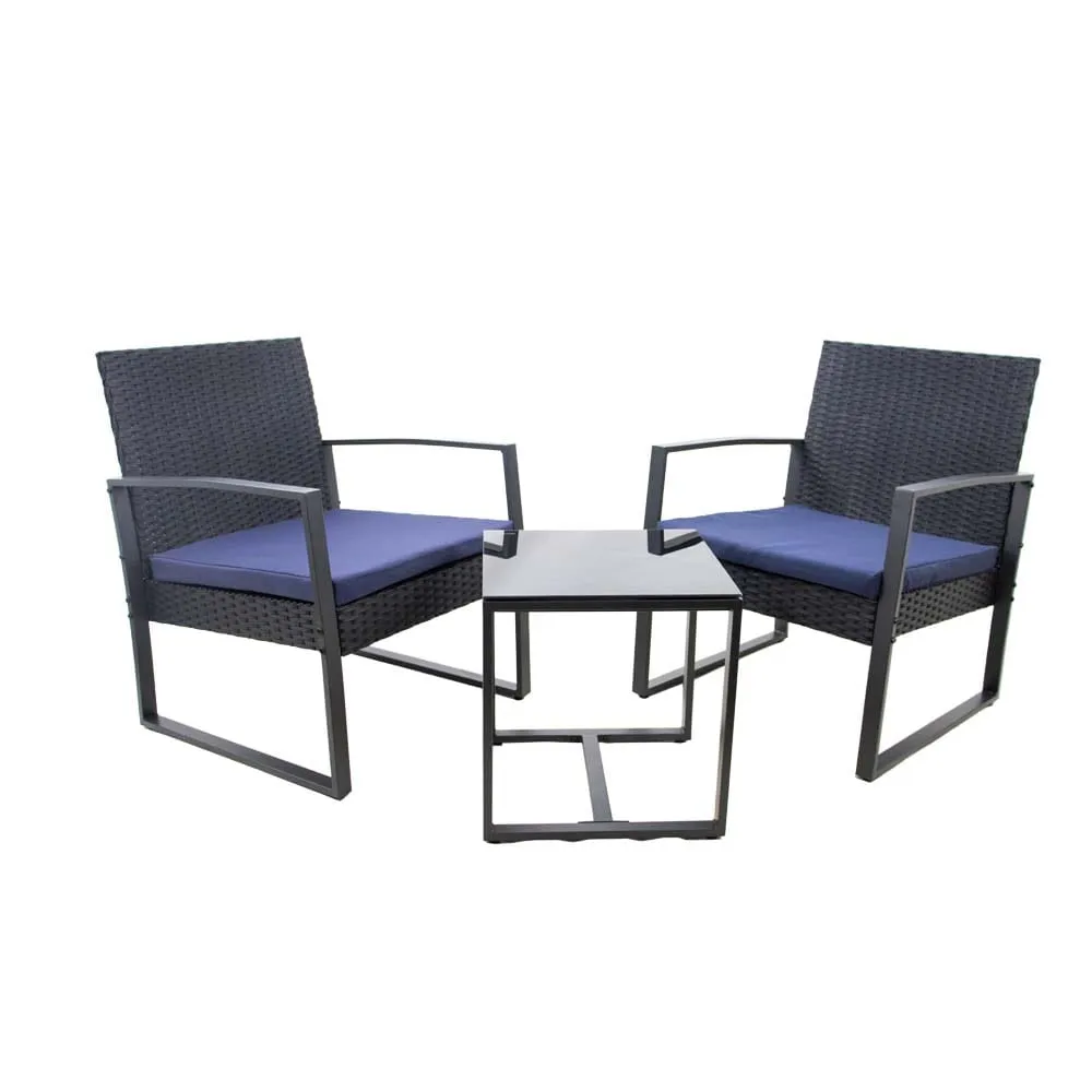 Patio 3 Piece Set Charcoal MLM-210988