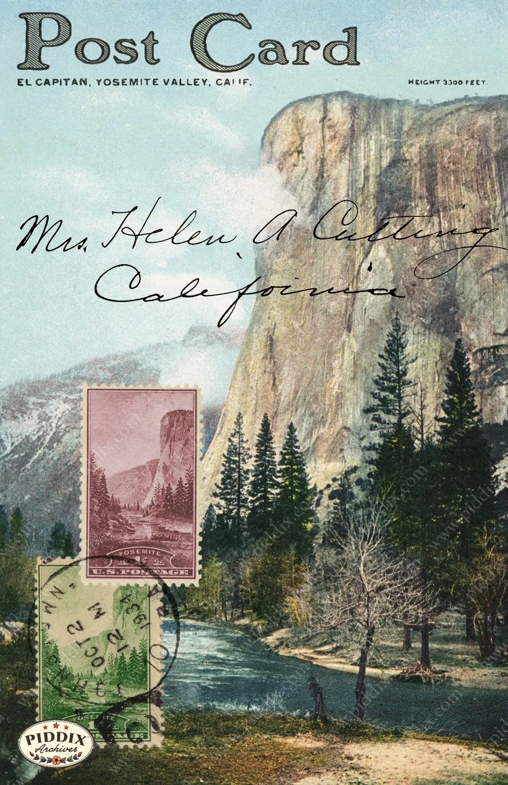 PDXC8476 a & b-- Travel Postcards