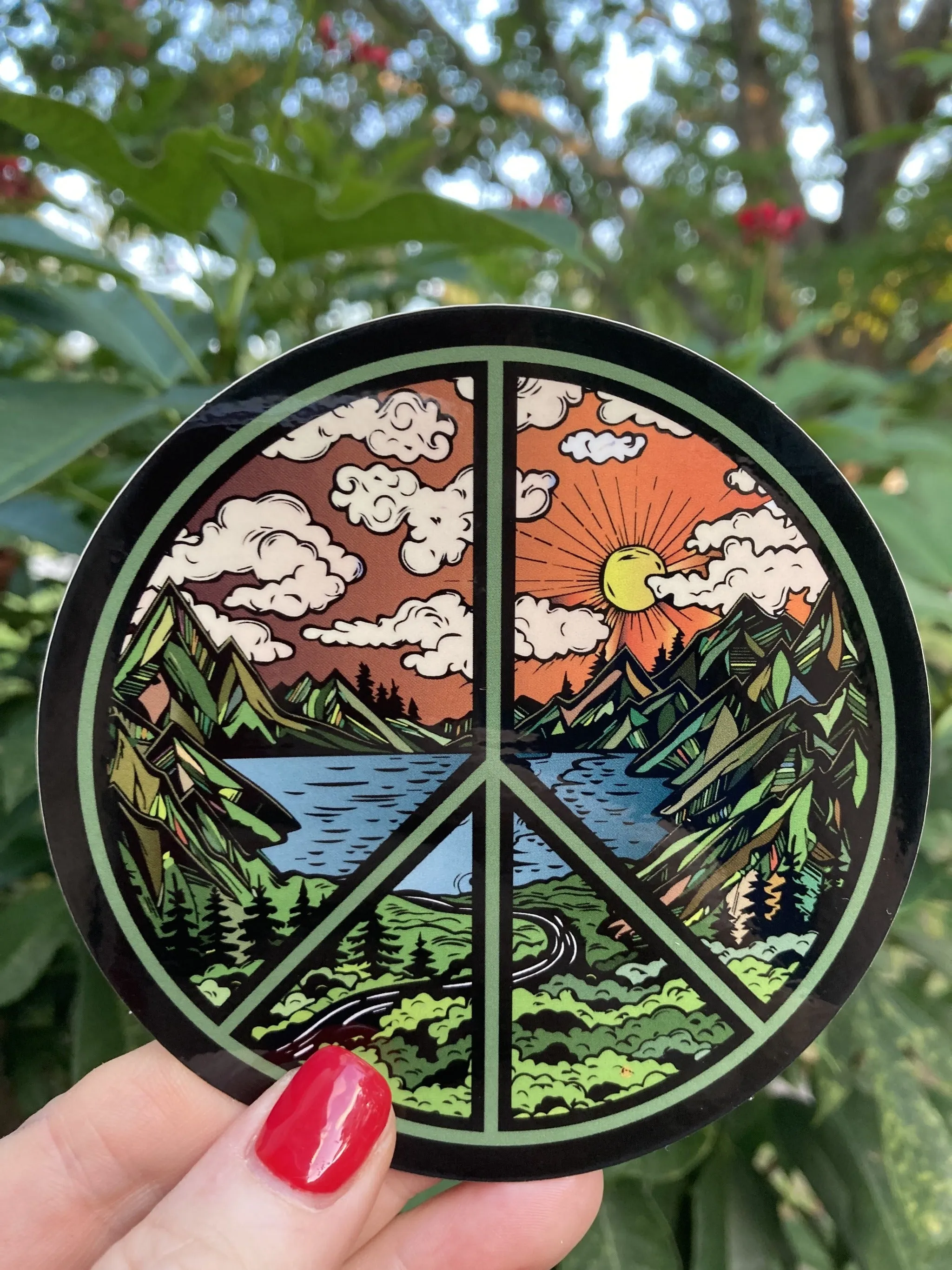Peace Sign Sticker