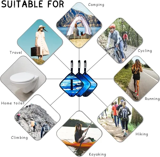 Pee Cloth for Women Hiking, Washable Reusable Camping Toilet Paper, Pee Rag After Using Outdoor Female Urination Device, Hygienic Female Urinal Solution for Women Travel