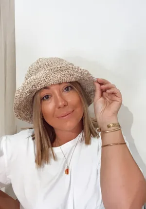 Peggie Bucket Hat - Natural