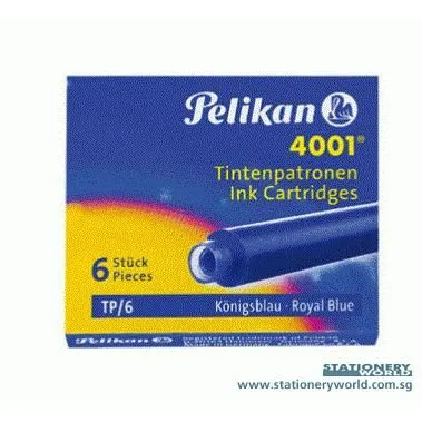 Pelikan Fountain Pen Ink Cartridges 4001 TP/6