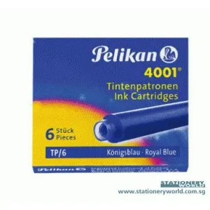 Pelikan Fountain Pen Ink Cartridges 4001 TP/6