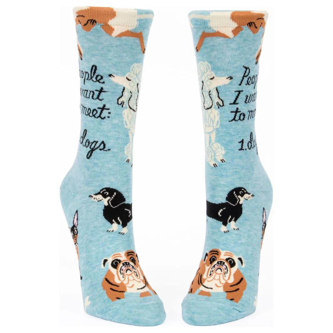 People I Want To Meet: Dogs Crew Socks