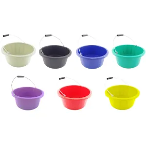 Perry Equestrian 3 Gallon (15 Ltr) Perry Premium Range Shallow Feeder Buckets