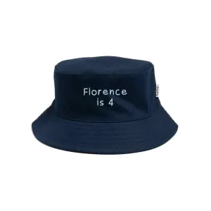 Personalised Name & Age Kids' Bucket Hat