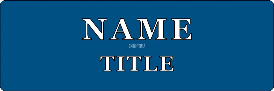 Personalized Business Name Tag 3"x1.5"