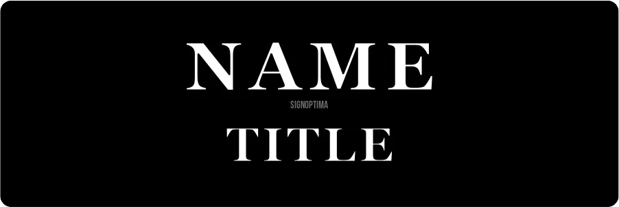 Personalized Business Name Tag 3"x1.5"