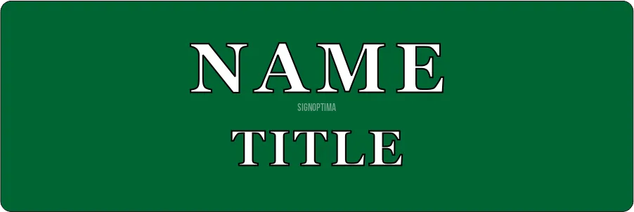 Personalized Business Name Tag 3"x1.5"