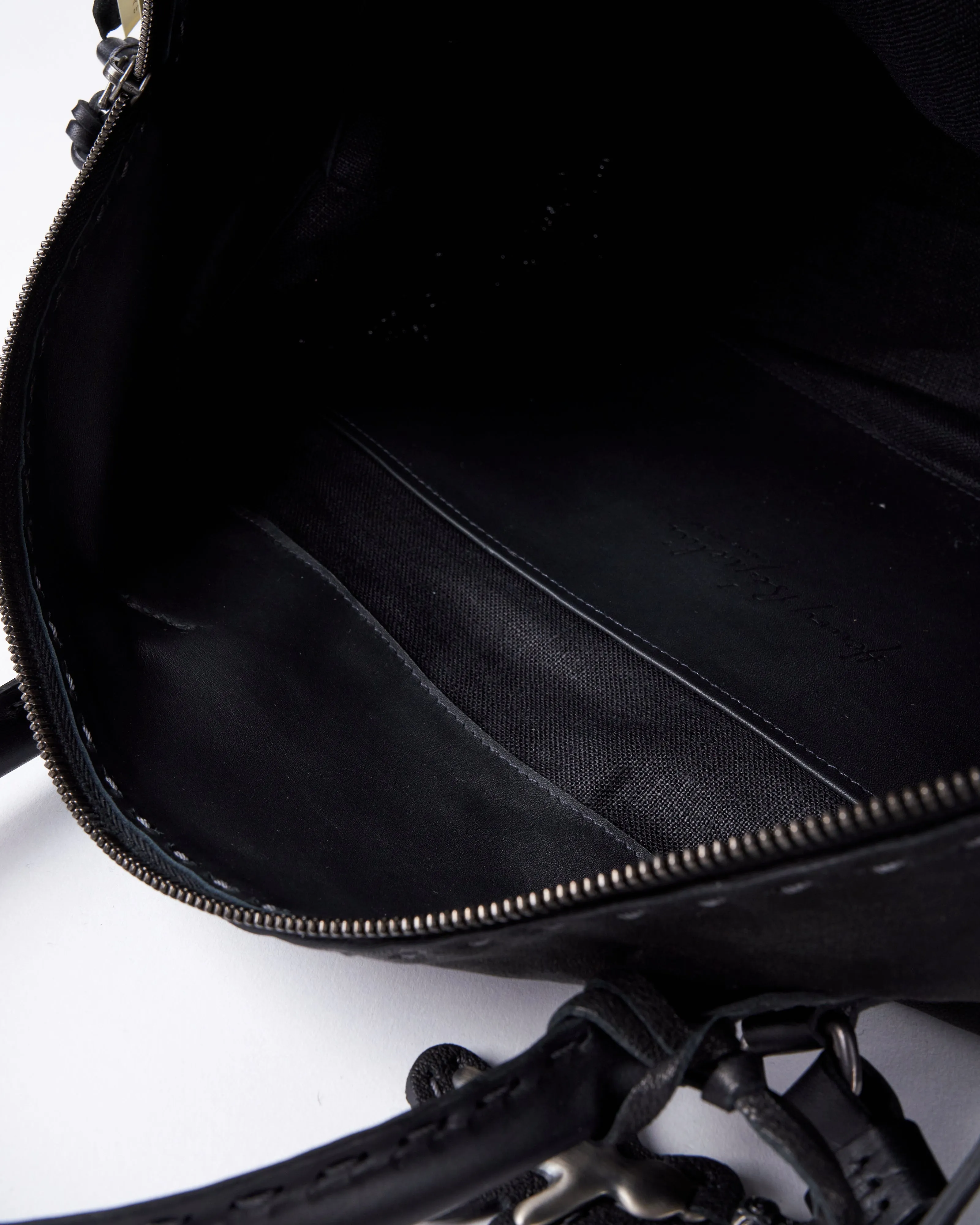 pizzo crossbody - nero