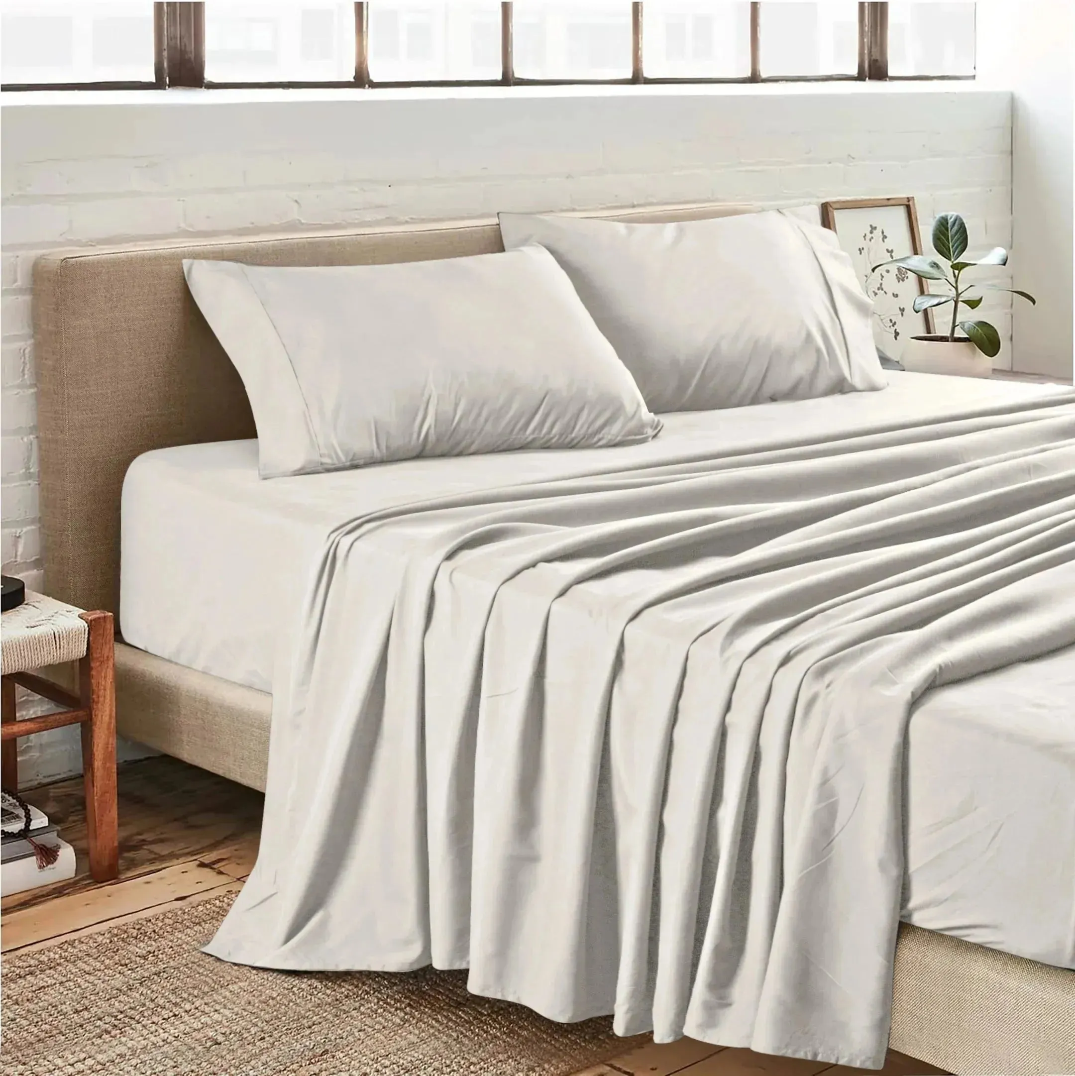 Plain Microfiber Sheet Set in Solid Colors