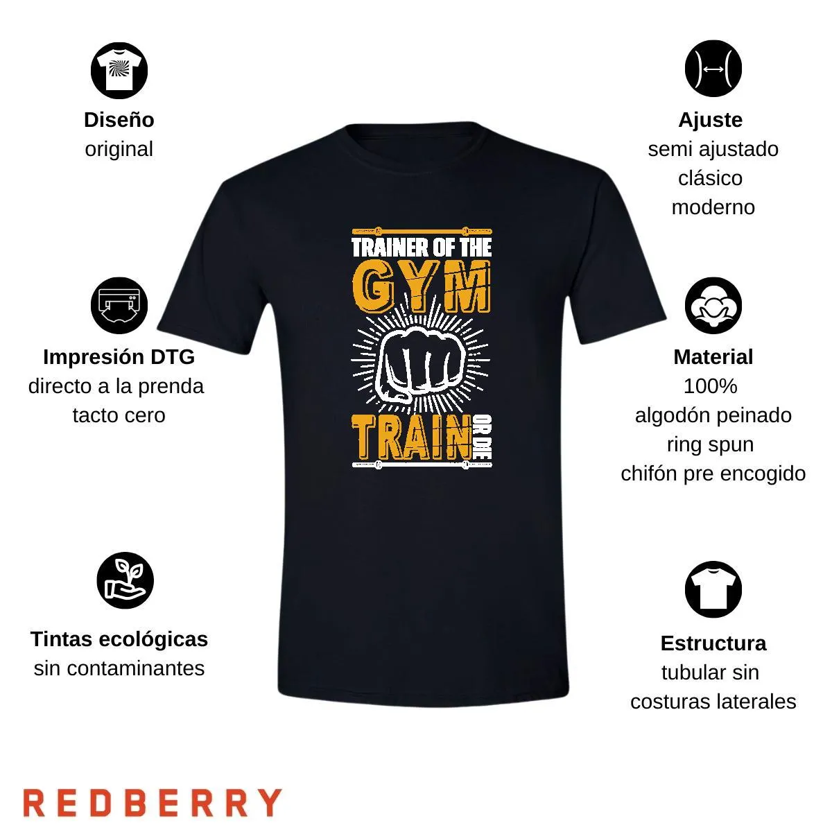 Playera Hombre Gym Ejercicio Fitness GF2009