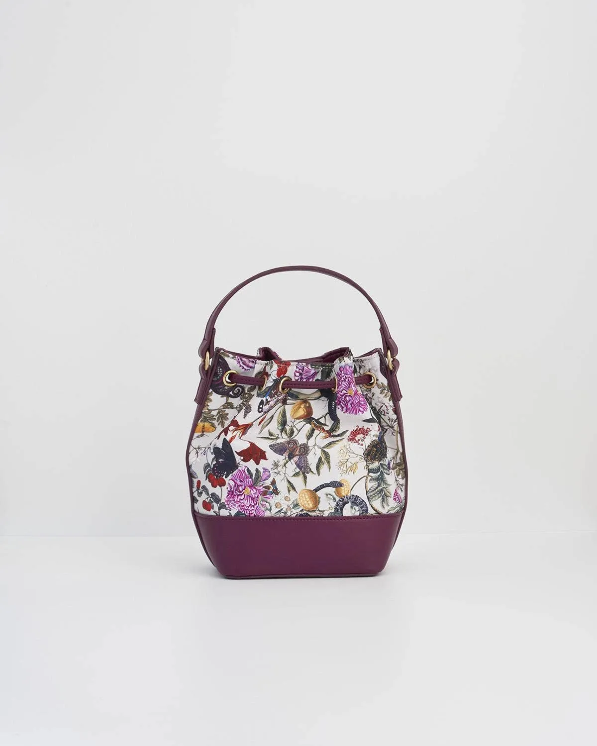 Plum Bucket Purse