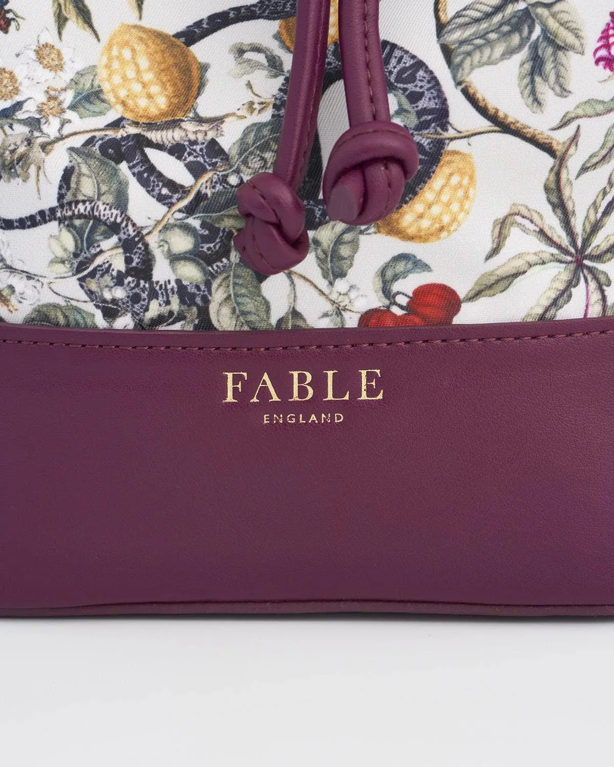 Plum Bucket Purse