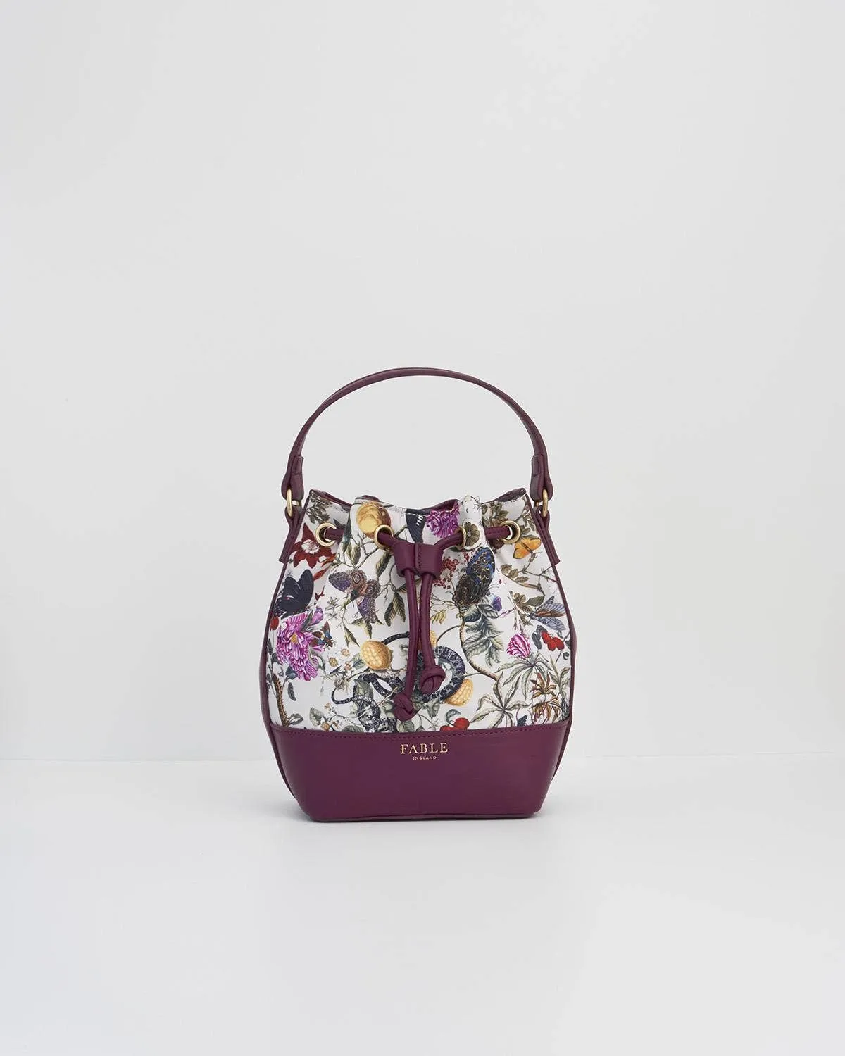 Plum Bucket Purse