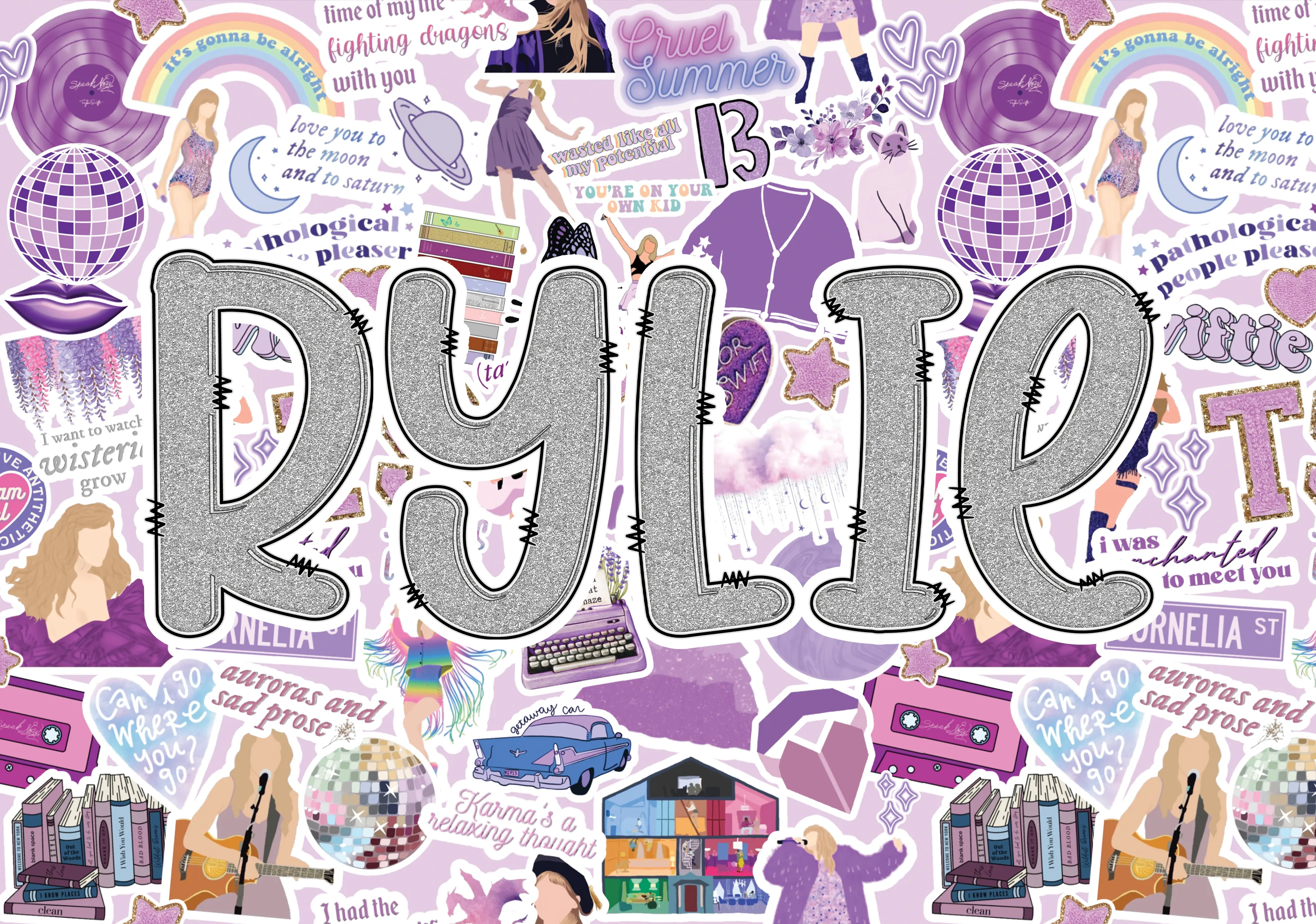 Pop Singer Personalized Puzzle