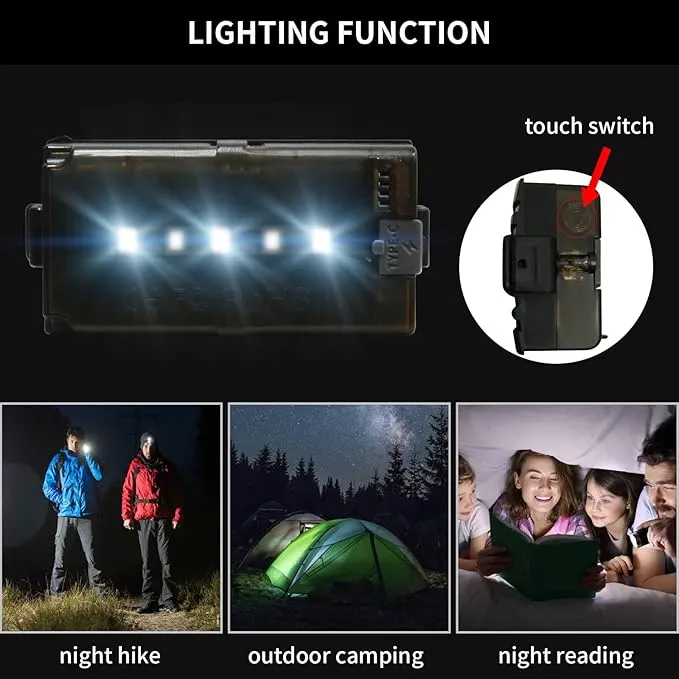Portable Camping Shower Set, Built-in 4400mAh,USB Rechargeable Waterproof Battery Shower Pump Collapsible Bucket for Family Camp Hiking Backpacking Travel Beach Pet Flowering, Outdoor Water System