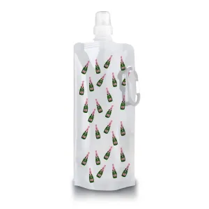 Portable Clear Water Bottle - Champagne