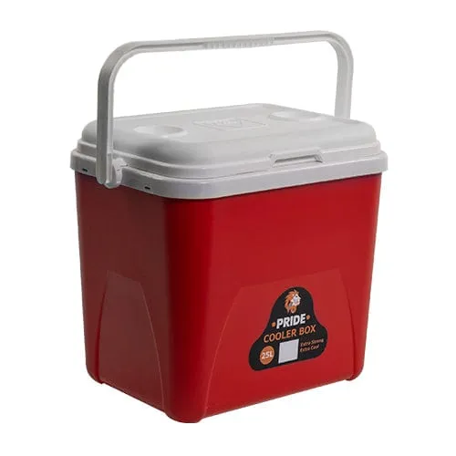 Pride Cooler Box 25 Litre Red P2947