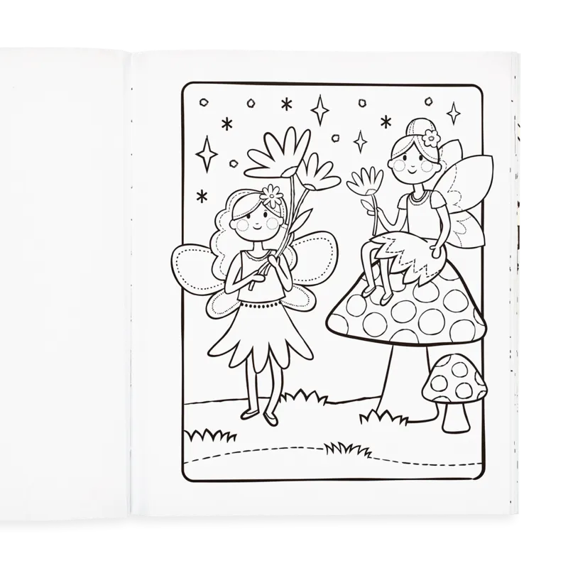 Princess & Fairies Coloring Book