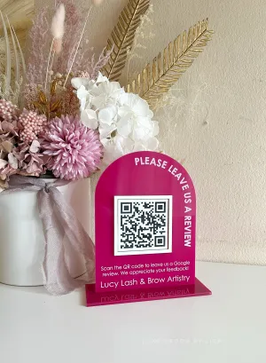 Printed Arch Review Sign