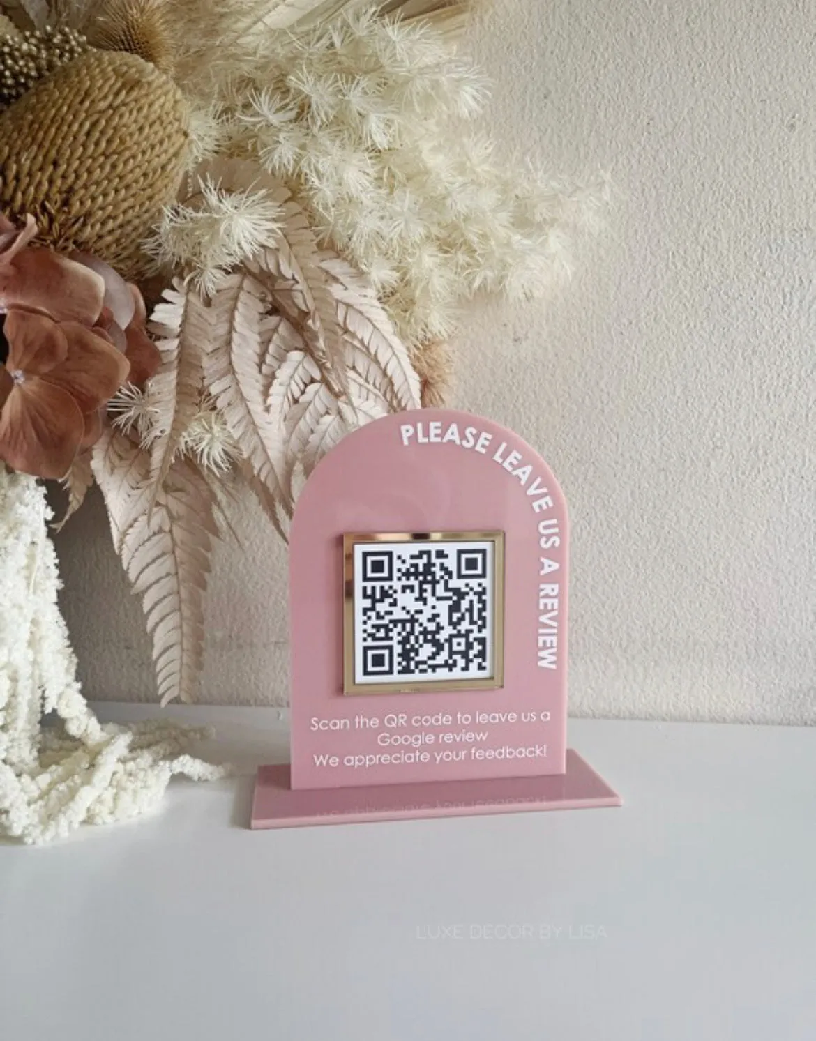Printed Arch Review Sign