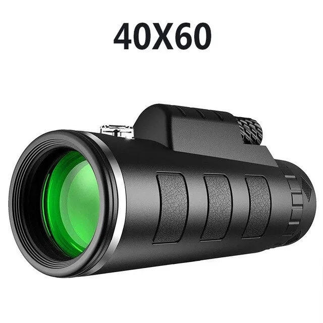 Professional Monocular Powerful Binoculars Long Range HD Telescope Bak4 Zoom Portable Low Night Vision Military Hunting Tourism