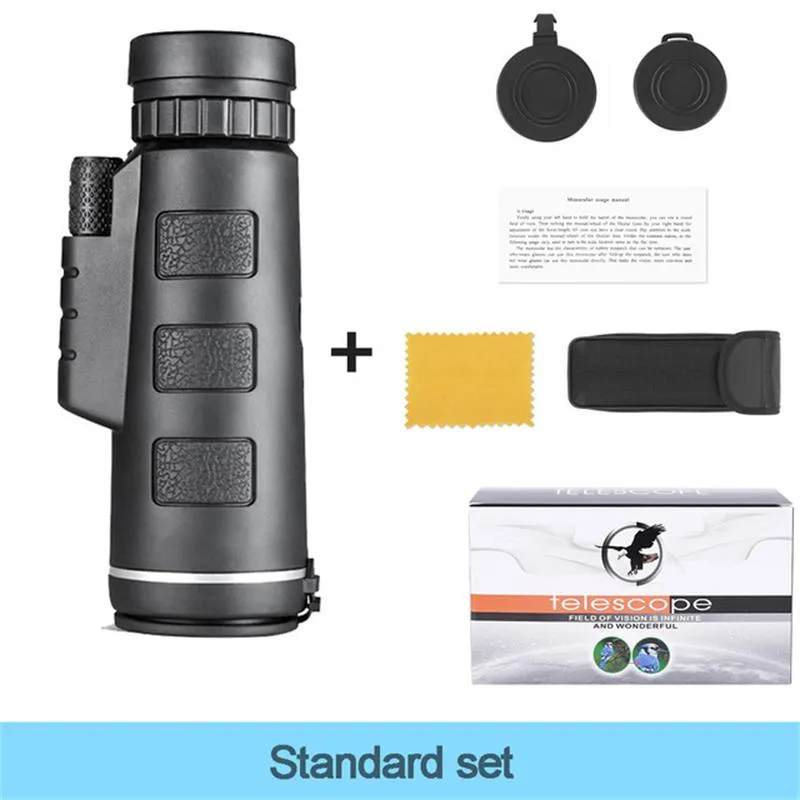 Professional Monocular Powerful Binoculars Long Range HD Telescope Bak4 Zoom Portable Low Night Vision Military Hunting Tourism