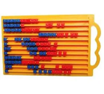 PSD Trefoil Plastic Abacus 120 Beads MU712